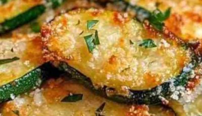Crispy Parmesan Zucchini Rounds