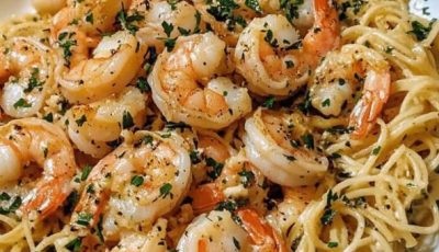 Garlic Shrimp Pasta