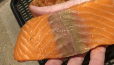 This Is Why Your Defrosted Salmon Has Yellow on It
