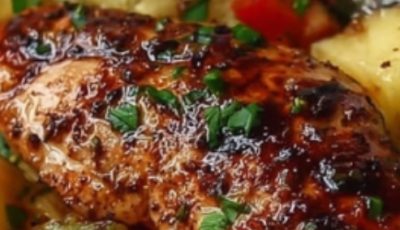 Teriyaki Chicken and Pineapple Foil Packets