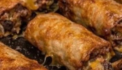 Bang-Bang Burger Egg Rolls