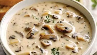 Creamy Mushroom Soup Recipe