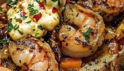 Seafood Stuffed Potatoes