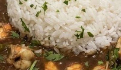 Shrimp-Crabmeat and Okra Gumbo