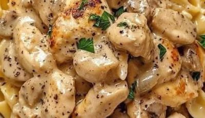 Creamy Chicken Marsala Pasta