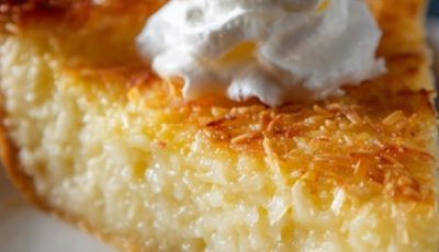Easy Coconut Rum Pie
