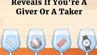 Which Glass Has More Water? Your Answer Reveals If You’re a Giver or a Taker